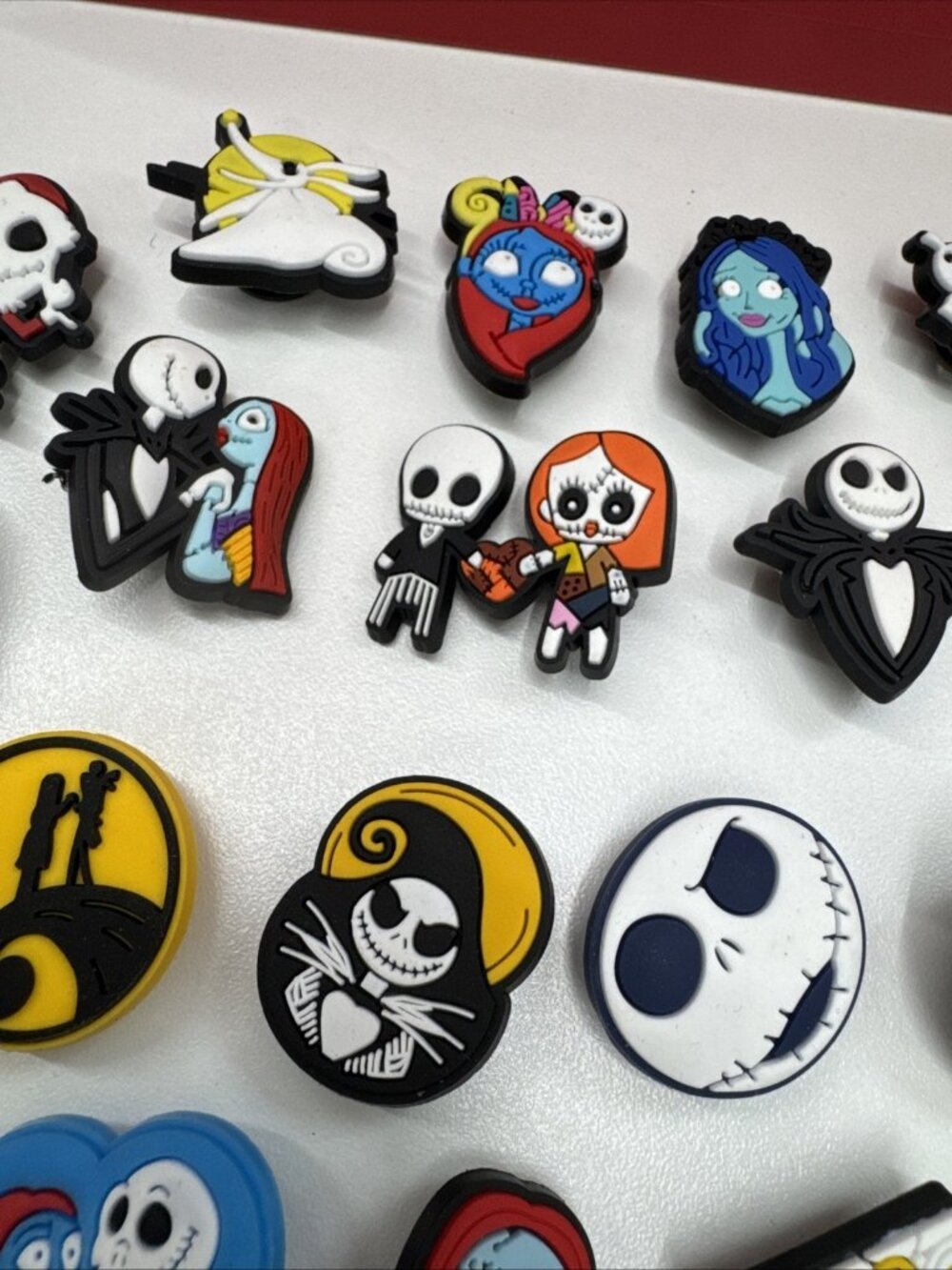 38pcs Halloween Horror Shoe Charms Skull Horror Shoe Charms Pins Sally - Picture 5 of 13